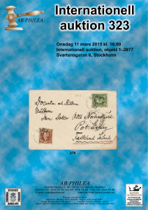 Stamp auction catalogue in PDF format