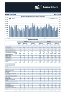 Sedex Statistics April 2014