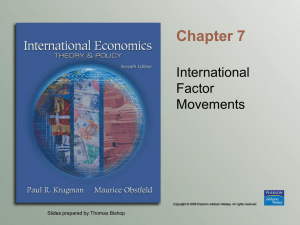 Chapter 7 International Factor Movements