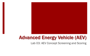 Lab 3 AEV Concept Screening and Scoring