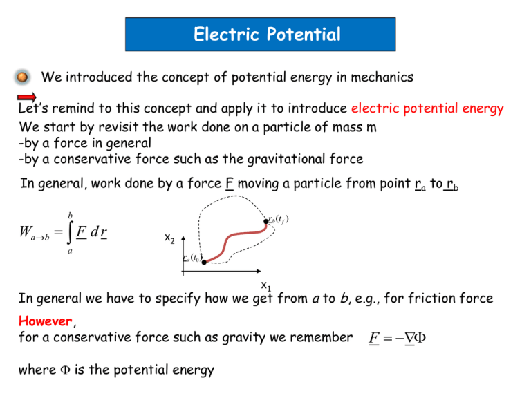 Electric Potential Energy