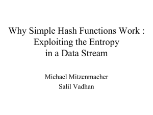 Why Simple Hash Functions Work