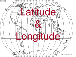 Maps and Latitude & Longitude