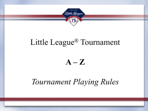 Tournament Section 4 - Little League Online