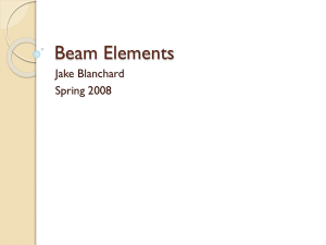 Beam Elements