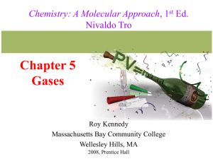 Chapter 5 Gases