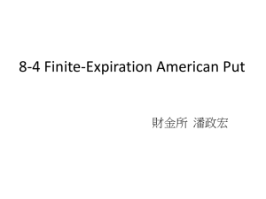 8-4 Finite-Expiration American Put