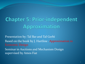 Chapter 5: Prior-independent Approximation