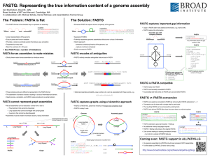 FASTG: Representing the true information content of a genome