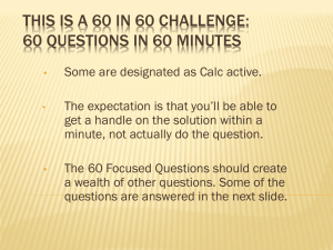This is a 50 in 50 Challenge: 50 questions in 50 minutes