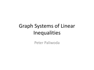 Graph Systems of Linear Inequalities