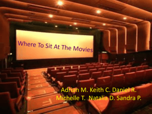 Where To Sit At The Movies
