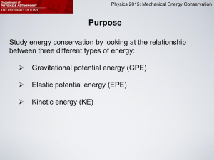 Energy is “conserved”