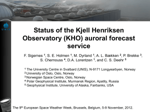 pptx - Kjell Henriksen Observatory