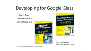 Glass slides - Users.drew.edu