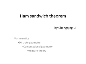 Ham sandwich theorem by Changqing Li