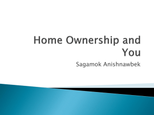 Home Ownership and You