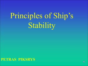 Ship`s Stability
