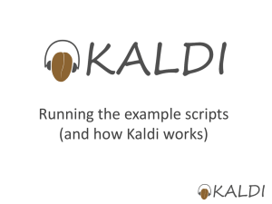 here (scripts) - Kaldi