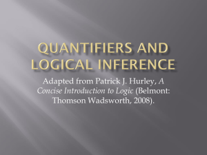 Quantifiers and logical inference