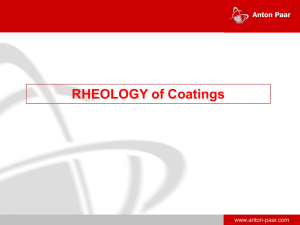 1 - Rheology