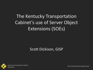 Server Object Extensions (SOEs)