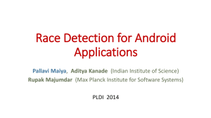 PPT - Indian Institute of Science