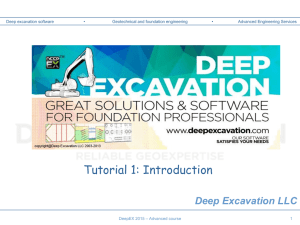 Seminario Tecnisoft - Deep Excavation LLC