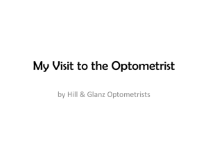 My Visit to the Optometrist - Hill and Glanz Optometrists