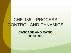 cascade and ratio control