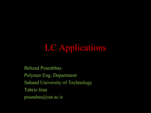 LC Applications - Sahand University of Technology