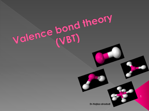 Valence bond theory (VBT)