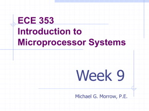Week 1 PowerPoint - Michael G. Morrow
