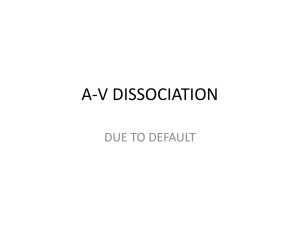 A-V DISSOCIATION - Nelson`s EKG Site