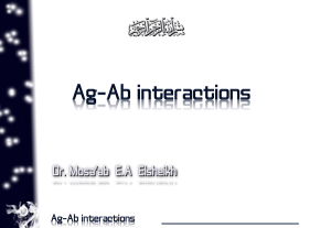 09042013 – Ag-Ab interactions