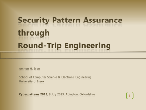 Security Patterns Assurance