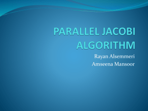 PARALLEL-JACOBI-ALGORITHM11