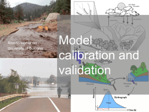 Model calibration and validation