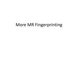 More MR Fingerprinting