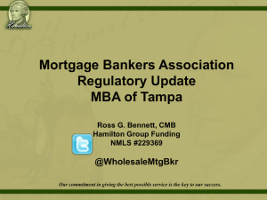 MBA Regulatory update speech Tampa 8.13.13