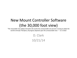 New Mount Controller Software