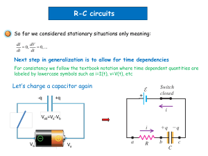 R-C circuits
