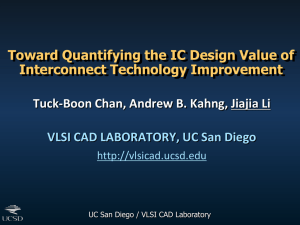 Presentation kit - UCSD VLSI CAD Laboratory