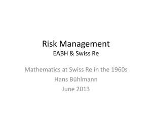 Risk Management EABH & Swiss Re