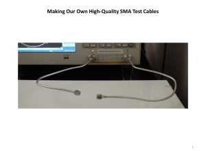 Making your own SMA cables
