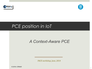 Context-Aware PCE