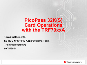 5001.TRF79xxA Operations with PicoPass 32K(S) transponders