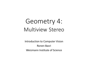 Geometry Slides (part 4) - Weizmann Institute of Science