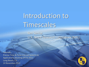 Introduction to timescales (2011)