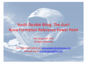 Youth Double Wing: The Gun! Reference Power Point